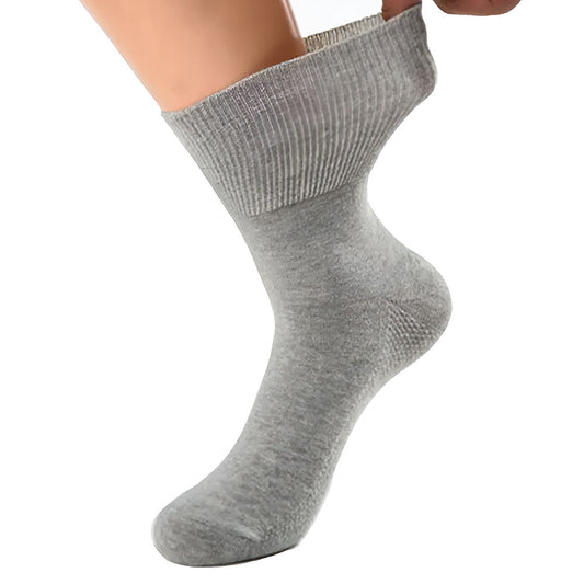 Diabetic 4 Pairs Socks Non-Binding Loose Mouth Socks for Diabetes Hypertensive Patients